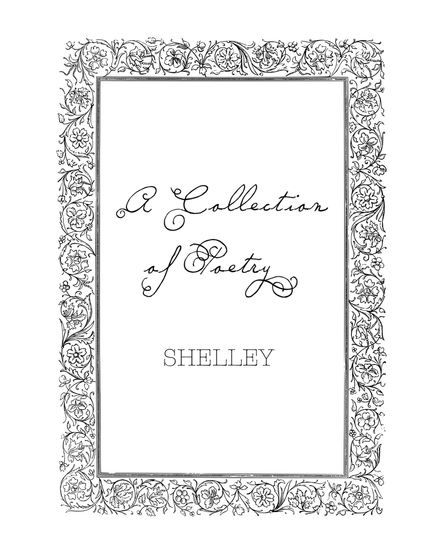 Collected Poetry of Percy Bysshe Shelley, Vol. II