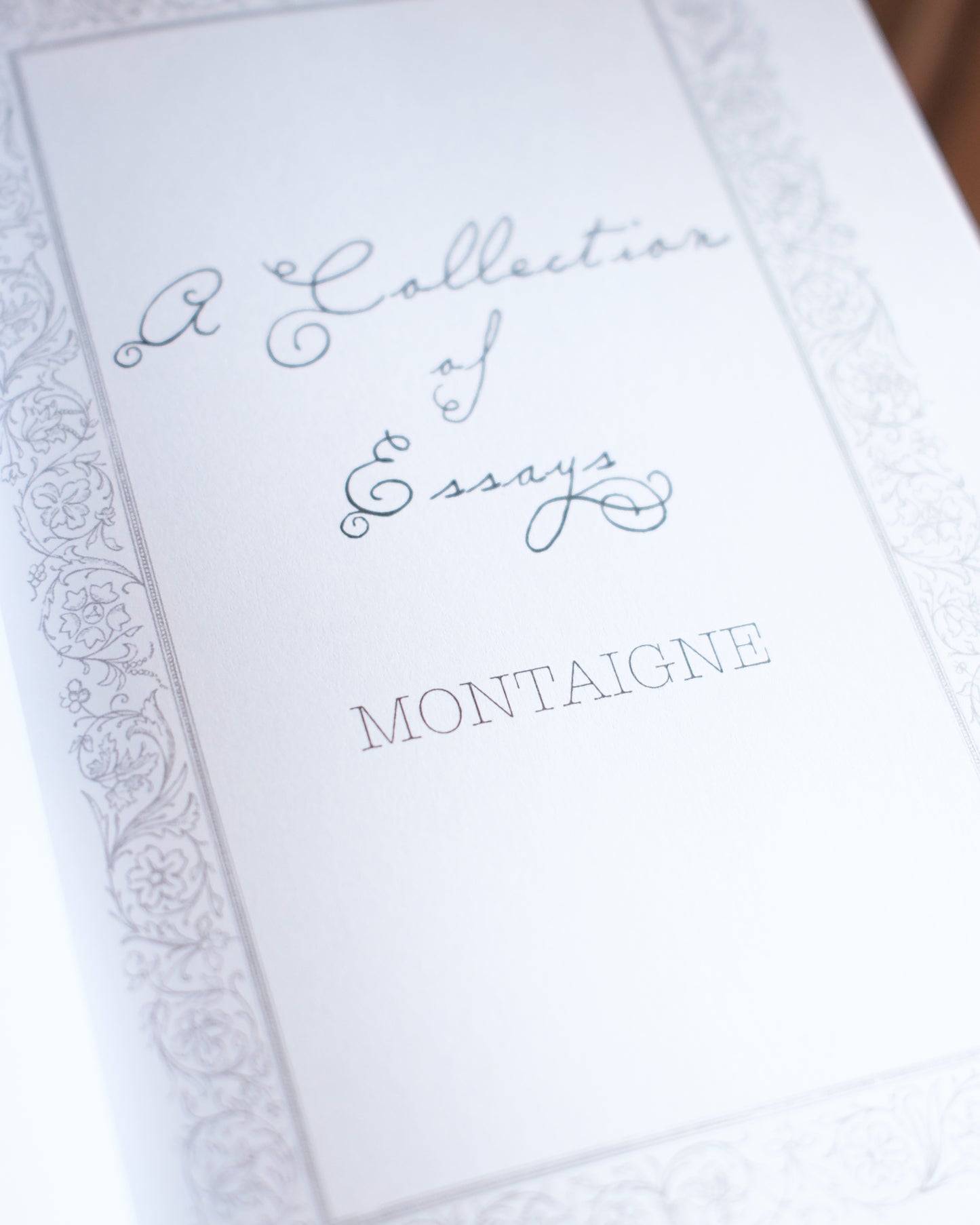 Collected Essays of Montaigne